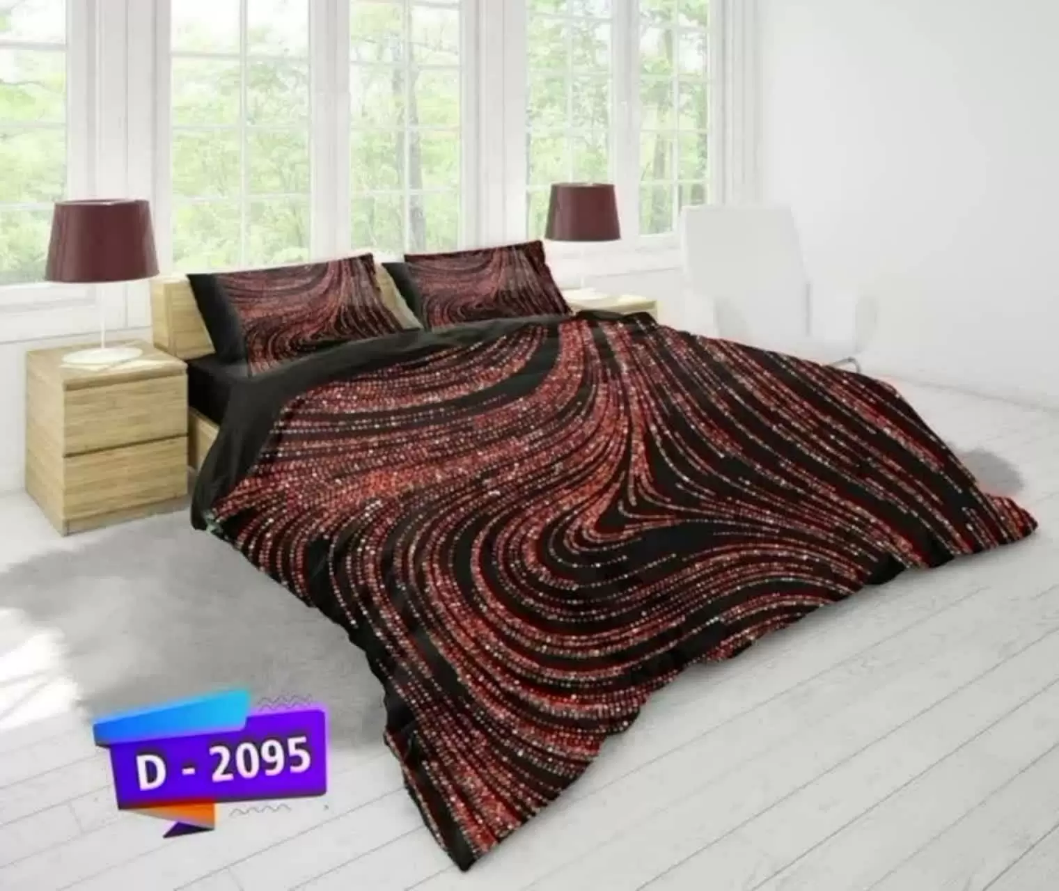 لحاف تنسل دو نفره 160 کد D-2095 ورونیکا